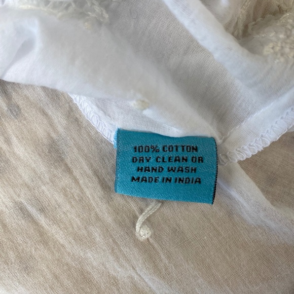 White Letarte 100% Cotton Tunic - Picture 5 of 5